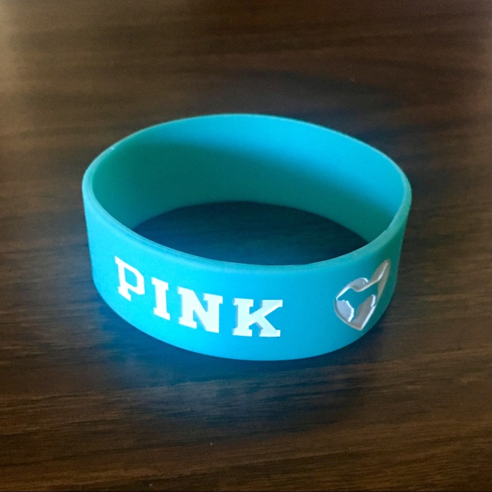 🆕 Victoria's Secret PINK Silicone Rubber Bracelet - Picture 2 of 4